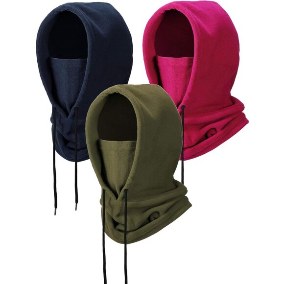 Winter Fleece Balaclava Ski Mask Unisex Cold Weather Face Cover Tactical